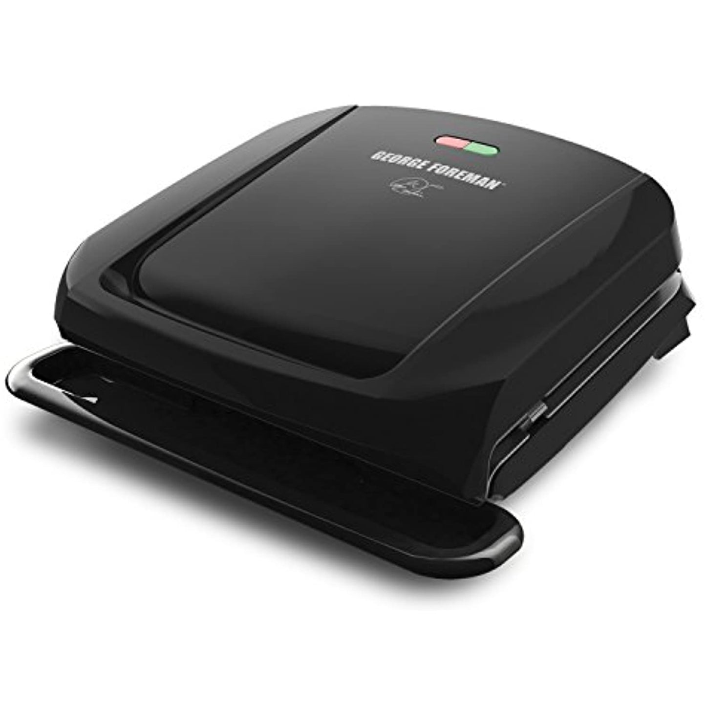 George Foreman 4-Serving Removable Plate Grill and Panini Press, Black, GRP1060B