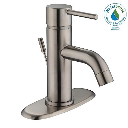 Glacier Bay 67732W-6001 modern single handle lavatory faucet-- **missing base**