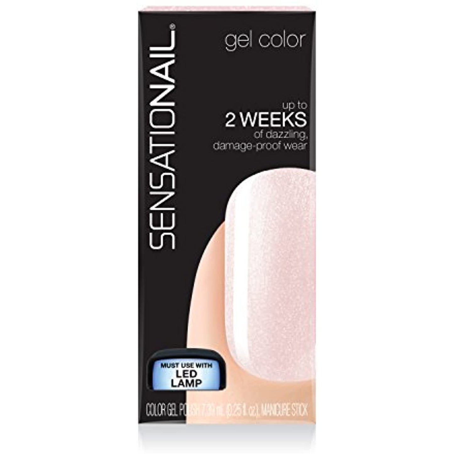 Sensationail by Nailene, Gel Nail Polish, Pink Champagne 71690 0.25 Fl Oz