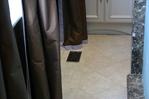 Decor Grates AJH612-RB Oriental Floor Register, 6-Inch by 12-Inch, Rubbed Bronze