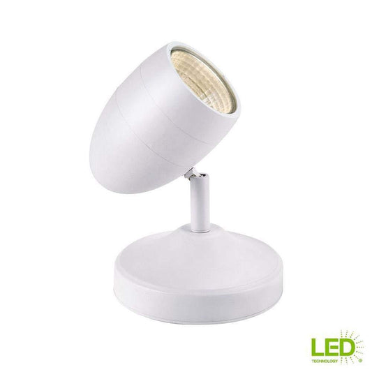 Hampton Bay White Integrated LED Uplight