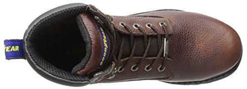 Goodyear GY6303 Steel Toe Work Boot, Dark Brown/Oiled Nubuck, 11.5 W US