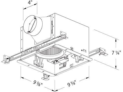 Delta BreezSignature SIG110LED 110 CFM Exhaust Bath Fan with LED Light