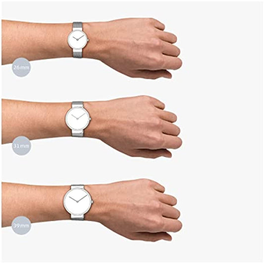Bering Time Classic Stainless Steel Women Watch Rosegold/Blue 10126-367 NO BOX