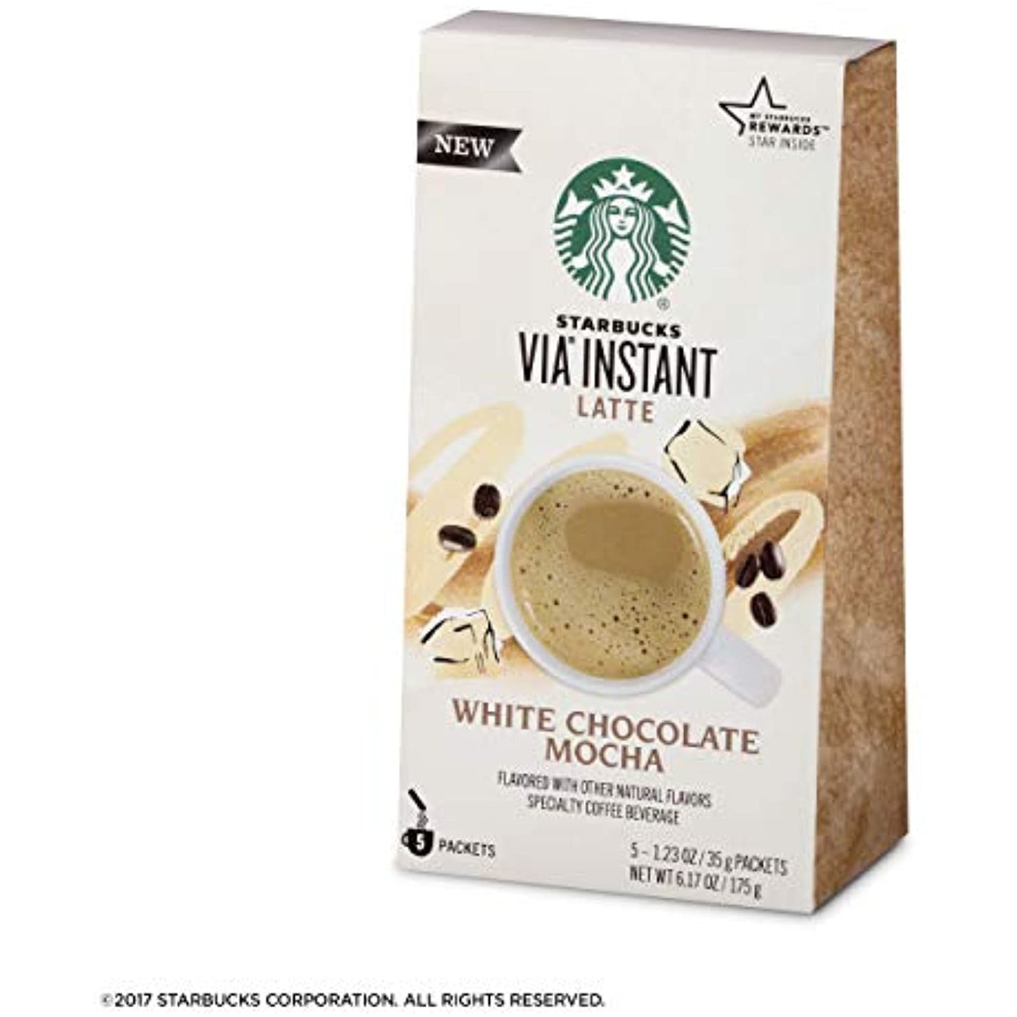 90 COUNT Starbucks Via White Chocolate Mocha Latte Flavor BBD 1/21 HUGE LOT !!!
