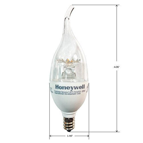 Honeywell B114027HB320-A LED Chandelier Dimmable Light Bulbs - 40 Watt