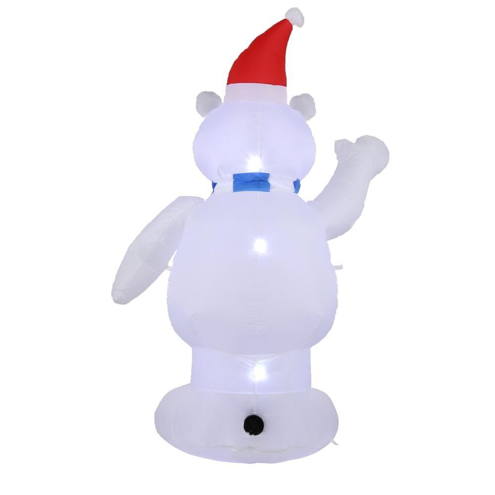 Home Accents Inflatable 6.5 ft Polar Bear