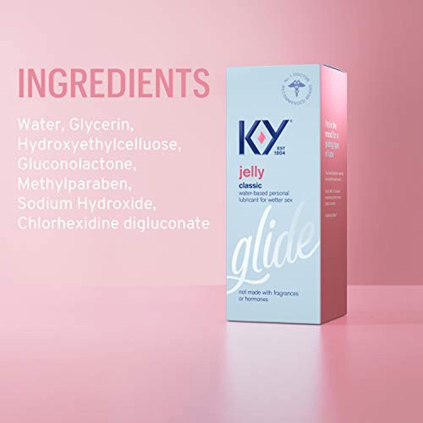 K-Y KY Jelly Personal Lubricant 4oz ( 2 pack ) NEW LOOK! FRESHEST SUPPLY!!