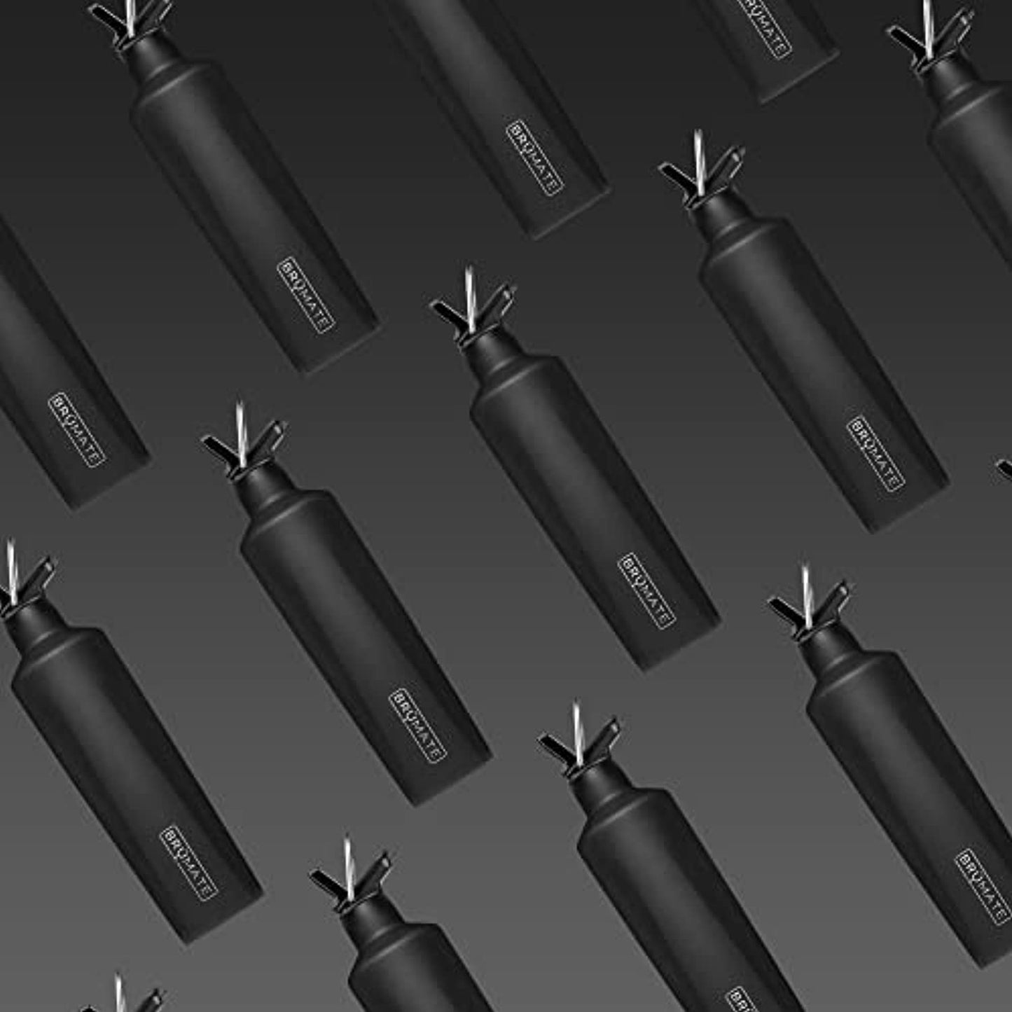 BrüMate ReHydration - 100% Leakproof 25oz Insulated Water Bottle with Straw -