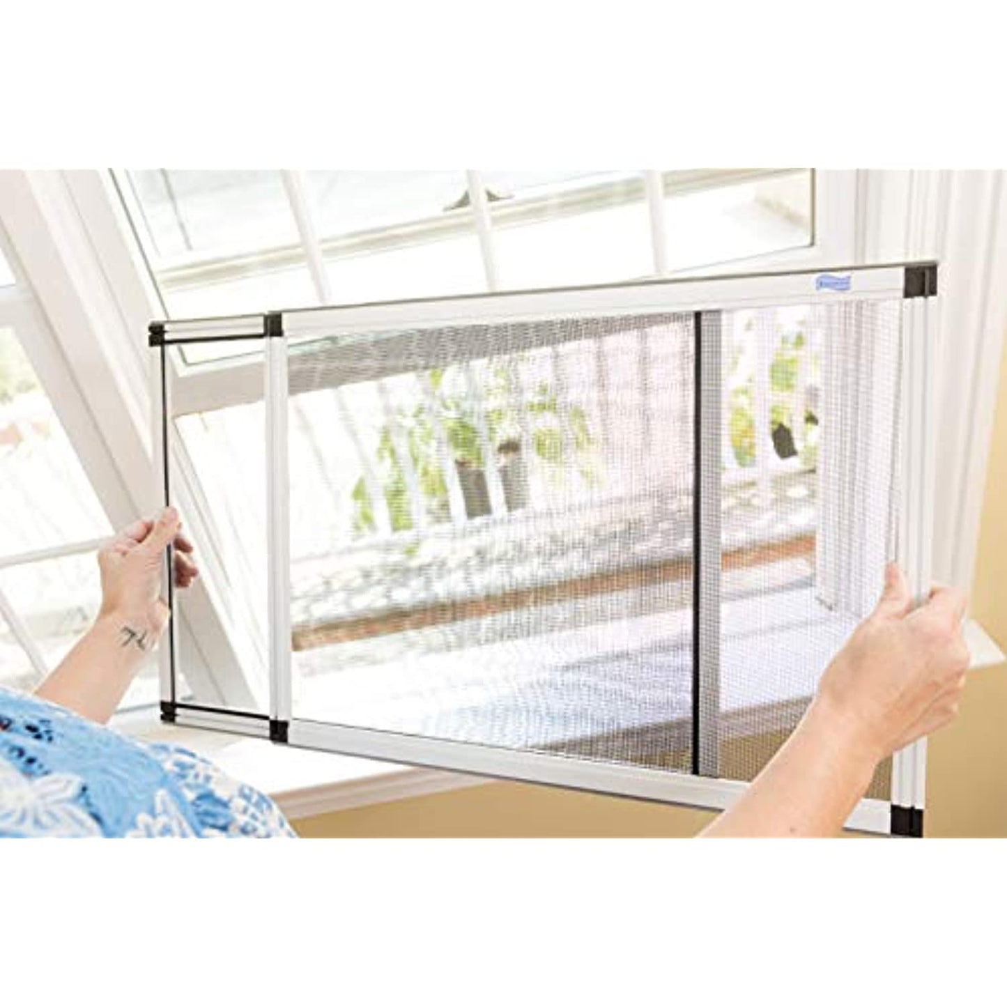 Fenestrelle Adjustable Window Screen - Horizontal (20" H x 28" - 54" W), 2 Pack