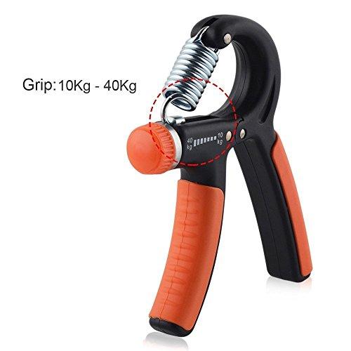 Hand Grip Strengthener with Adjustable Resistance 22 to 88 Lbs ,Hand Exerciser Non-slip Gripper Perfect for Musicians Athletes and Hand Rehabilitation Exercising