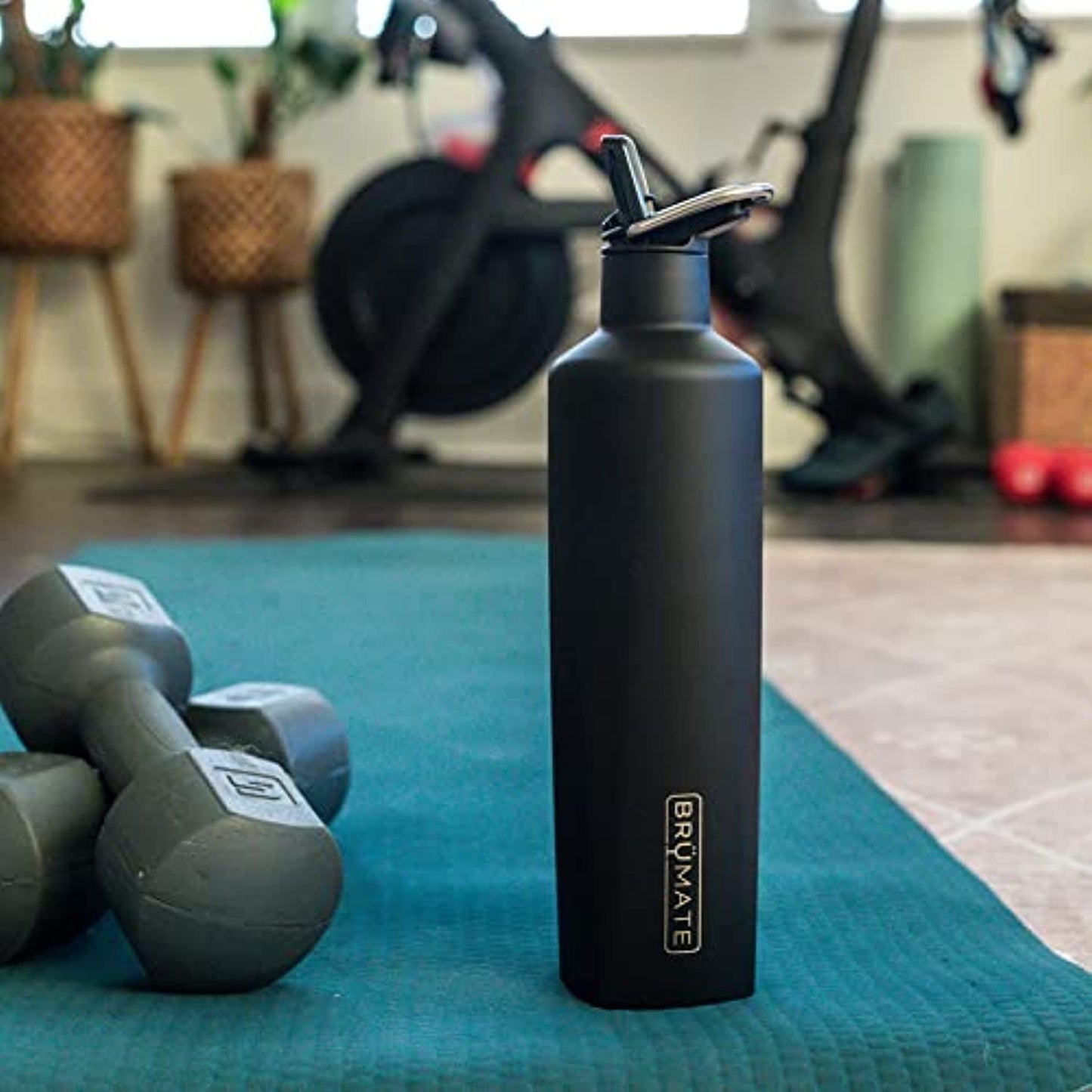 BrüMate ReHydration - 100% Leakproof 25oz Insulated Water Bottle with Straw -