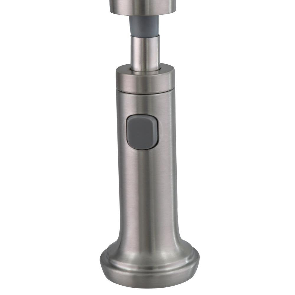 Kohler K-R10651-SD-VS Sous Pro-Style Single-Handle Pull-Down Sprayer Kitchen Faucet in Vibrant Stainless