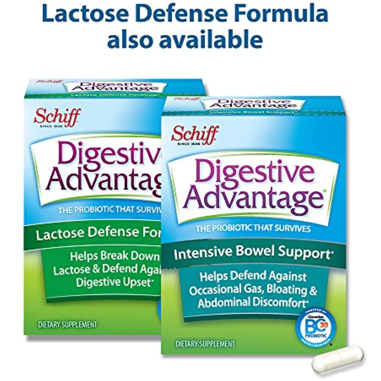 Digestive Advantage Intensive Bowel Support, 32 Capsules ( Pack of 4)