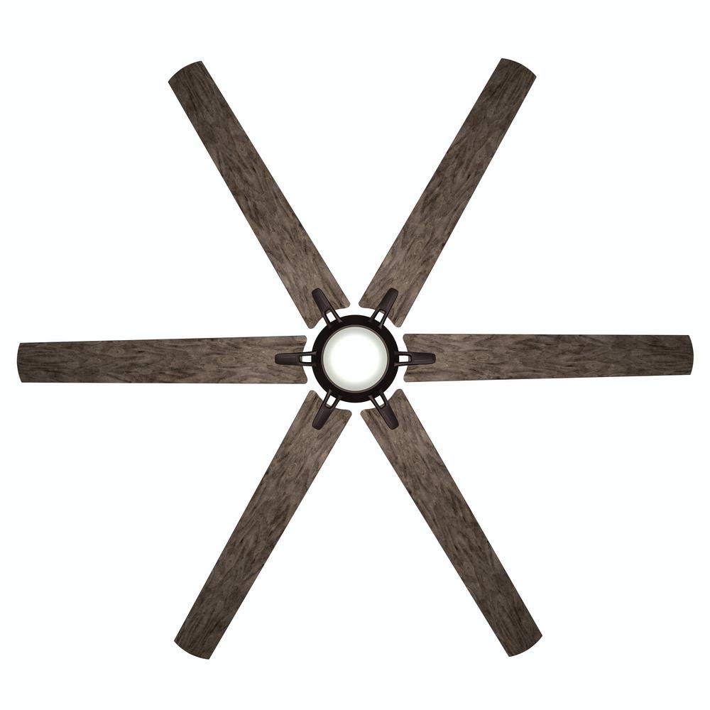 Home Decorators Collection YG493B-EB Kensgrove 64" LED Espresso Bronze Ceiling Fan with Remote Control