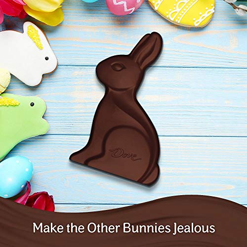 Dove Dark Chocolate Solid Easter Bunny, 4.5 Ounce Exp: 03-2021
