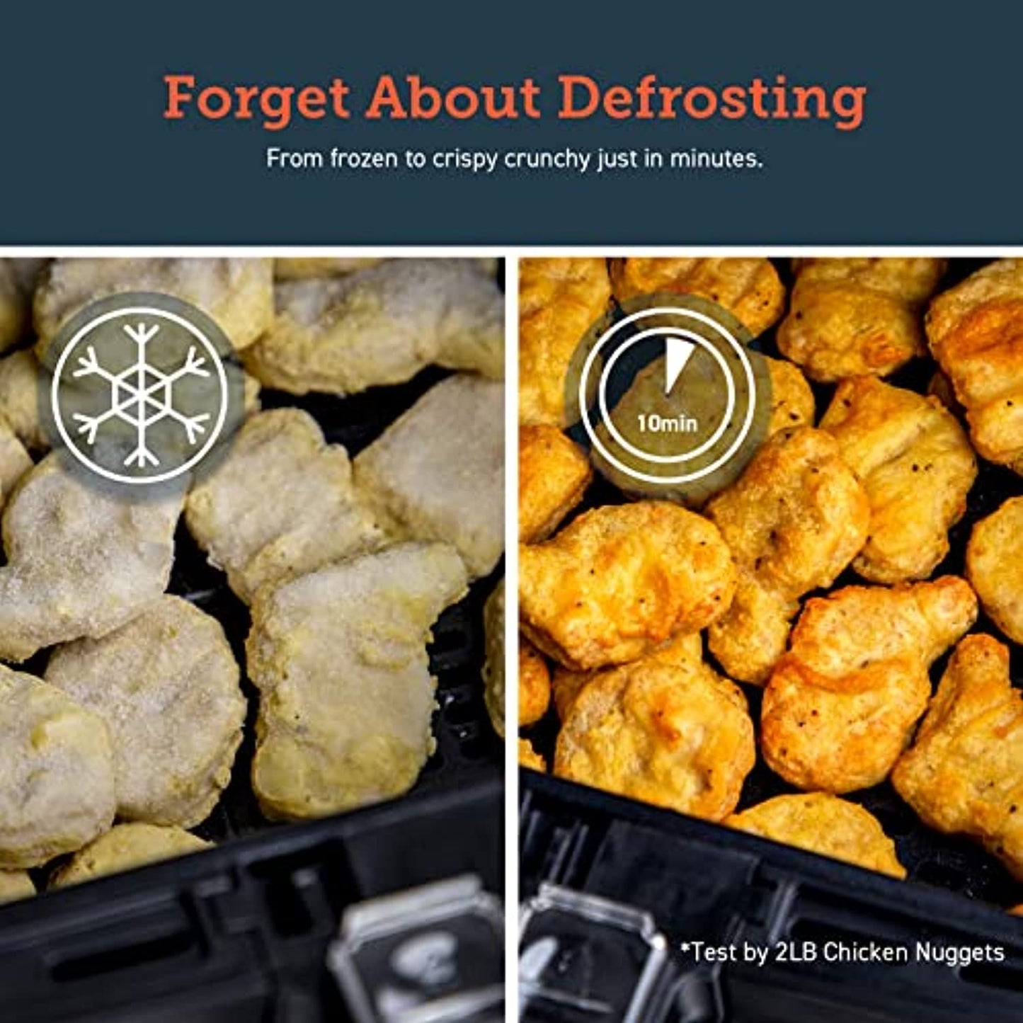 COSORI Air Fryer Oven Combo 5.8QT Max Xl Large Cooker Black