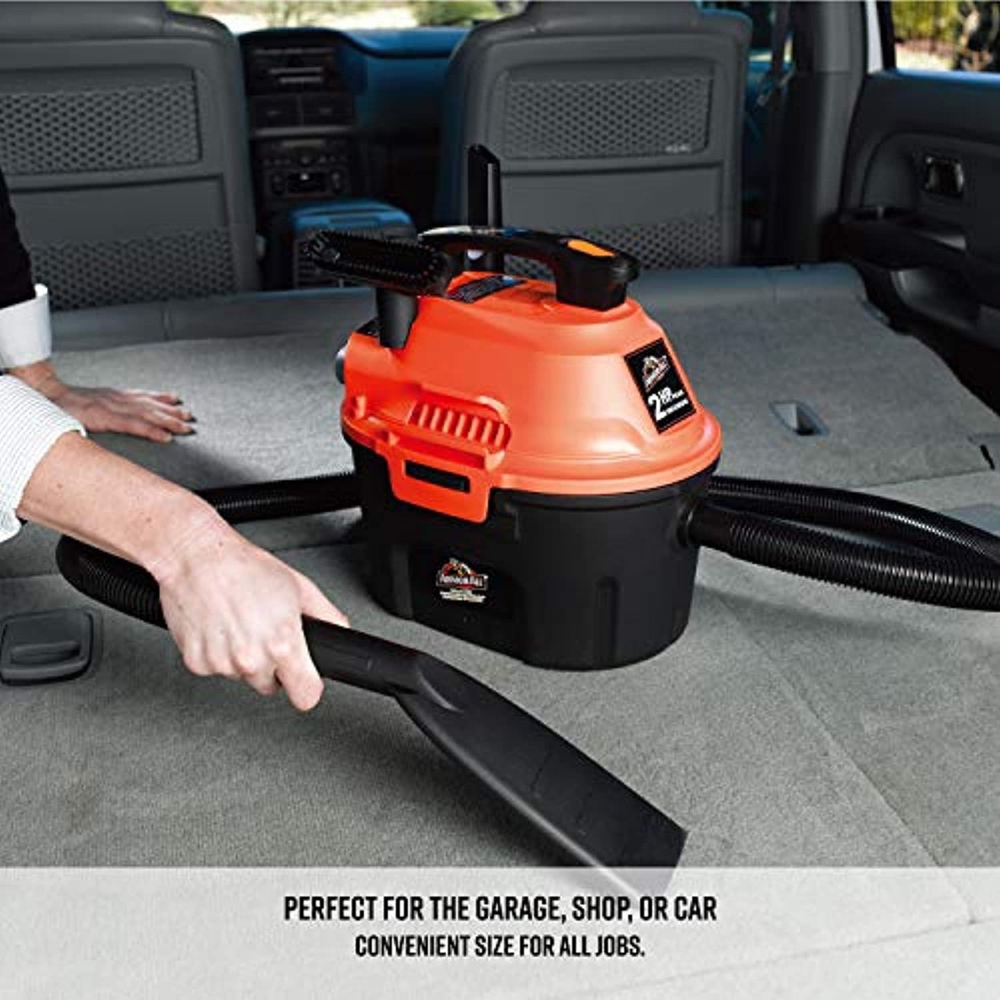 Armor All, AA255 , 2.5 Gallon Wet/Dry Utility Shop Vacuum- MISSING HOSE-