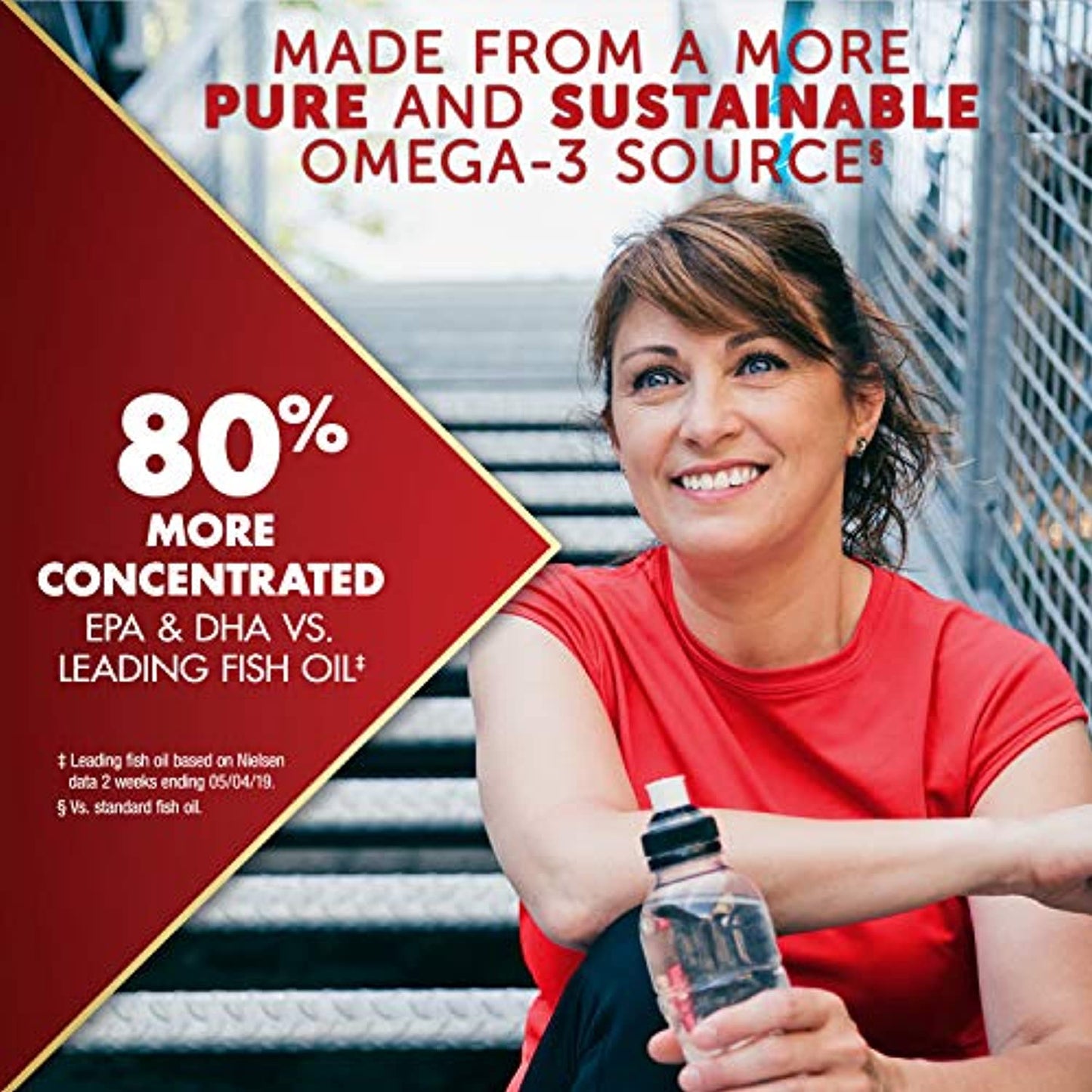 Schiff MegaRed advanced OMEGA-3 ALGAE OIL heart joints 50 Softgels NIB 07/2023