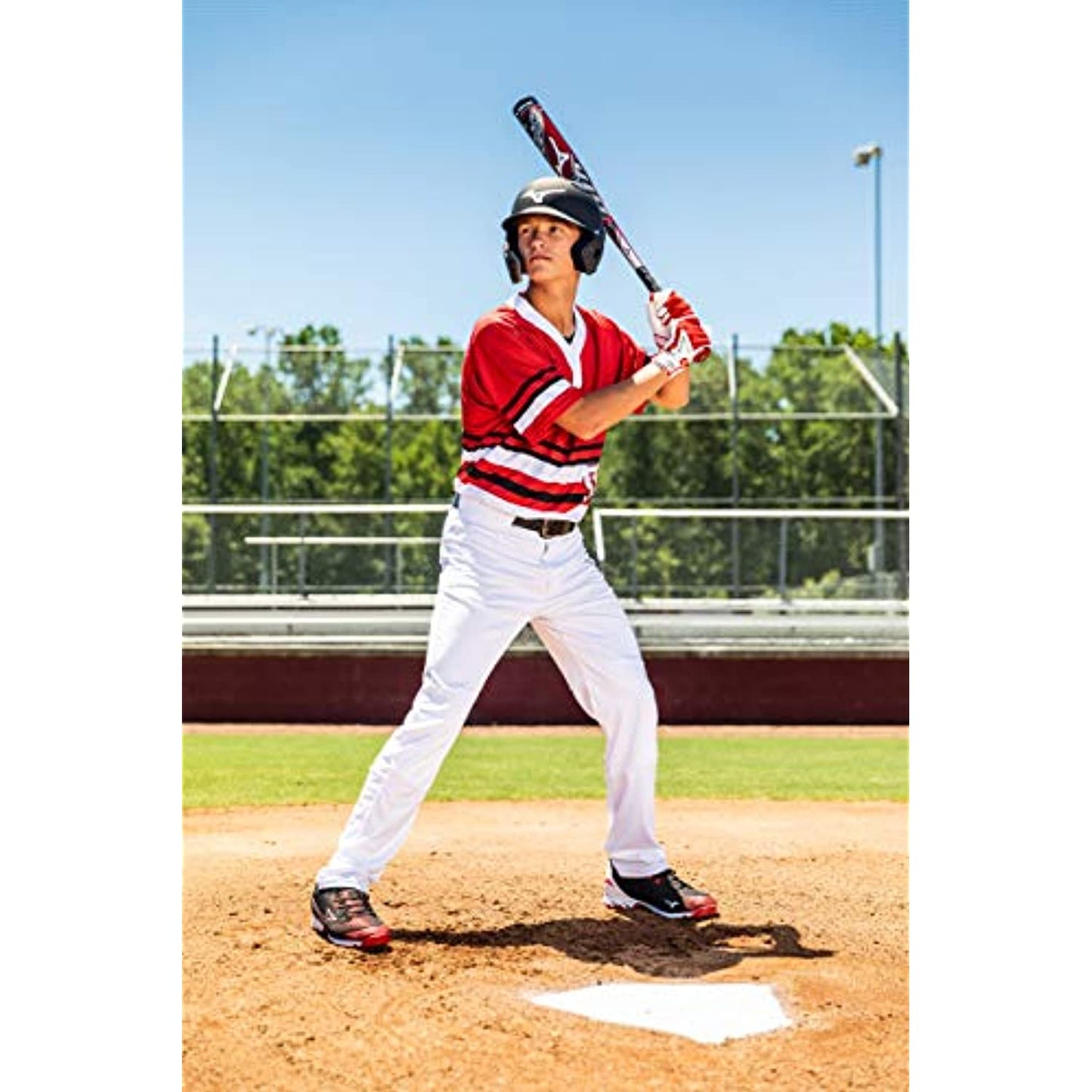 Mizuno B6 Adult Baseball Batting Helmet, Black, Large/X-Large