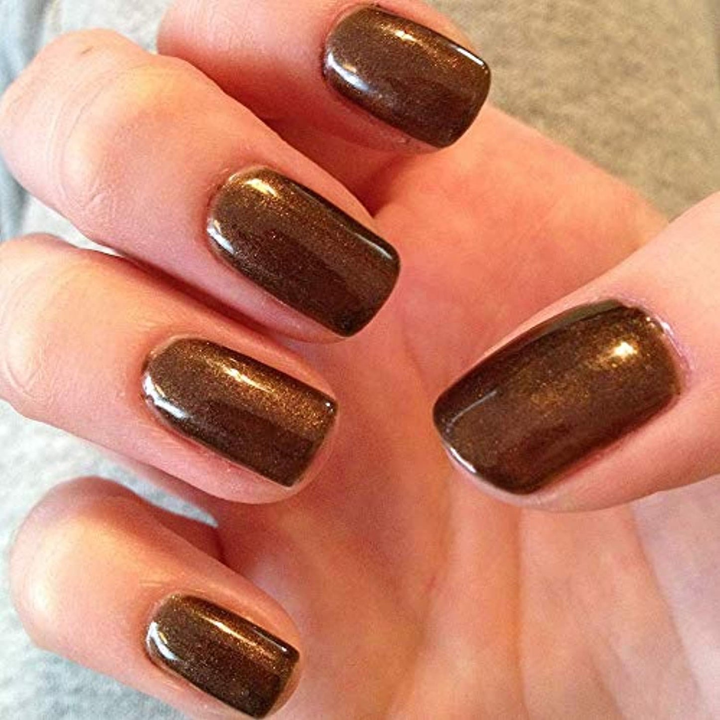 Sensationail by Nailene, Gel Polish Color 71595 Espresso Bean-.25 oz LOT of FIVE