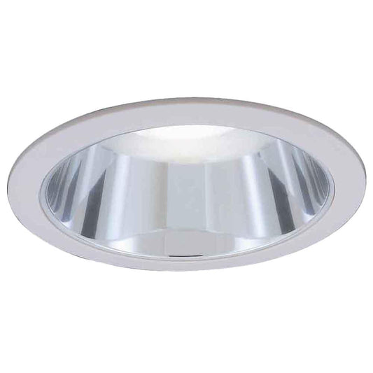 Commercial Electric 6 in R30 Clear Chrome Recessed Reflector Trim Ceiling 6-Pack
