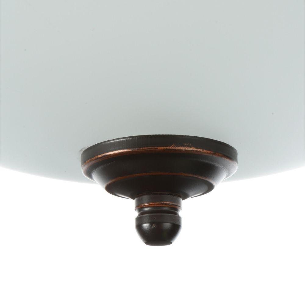 Commercial Electric Oil Rubbed Bronze LED Energy Star Flushmount