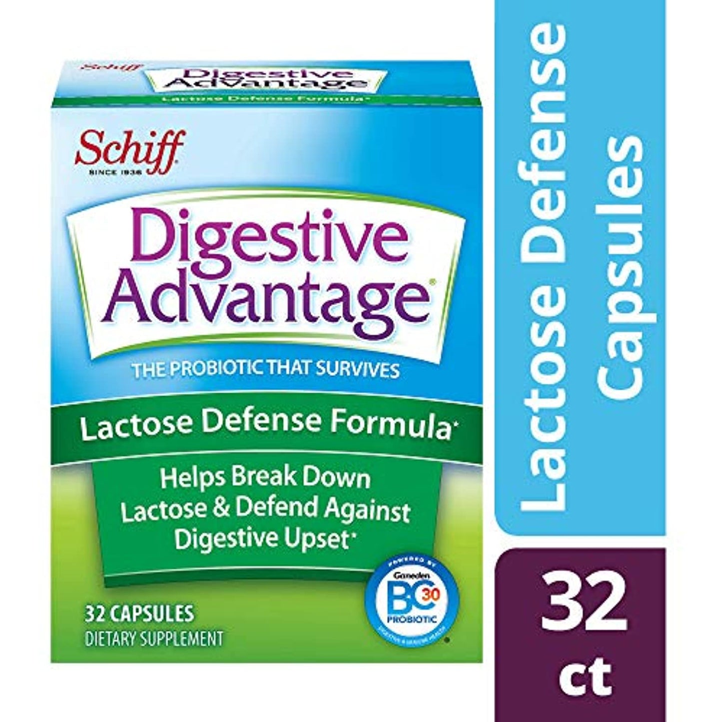 Digestive Advantage DIGESTIVE ADVANTAGE Lactose , 128 Count EXP 1/23