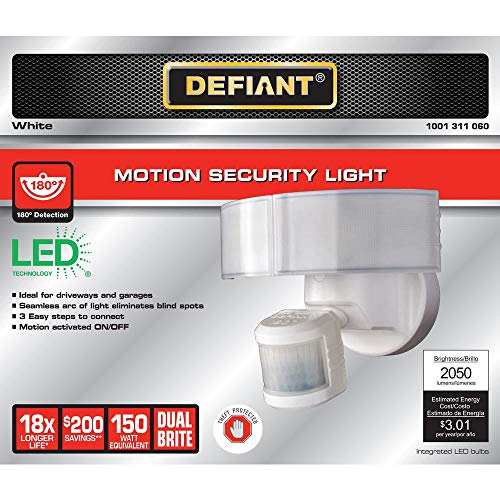 Defiant LED Motion Security Light **MISSING BASE CONNECTION**
