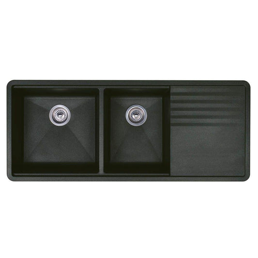 Blanco 440408 Précis Multi-Level 1-3/4 Bowl with Drainer, Anthracite