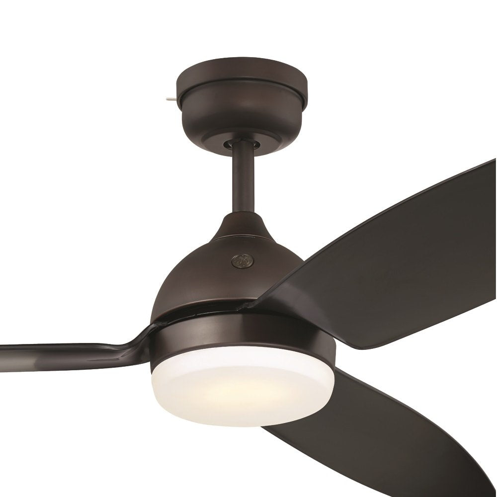GE Morgan 54" Bronze LED Ceiling Fan with SkyPlug Technology MISSING SOME PARTS