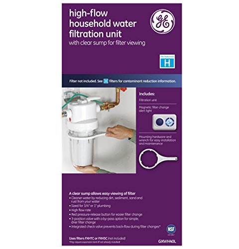 GE GXWH40L High Flow Whole Home Filtration System
