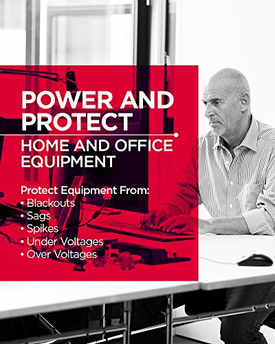 CyberPower CP825AVRLCD Intelligent LCD UPS System, 825VA/450W, 8 Outlets, AVR,