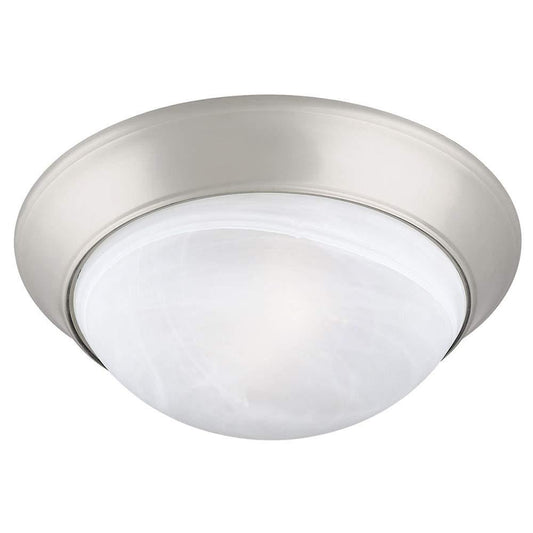 Design House 503201 2 Light Ceiling Light, Satin Nickel