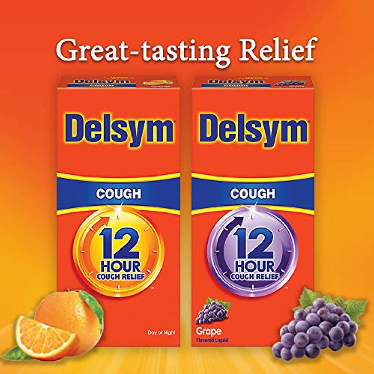 Lot of 6 Delsym Cough Suppressant Liquid Orange Flavor 3 oz each EXP 01/23