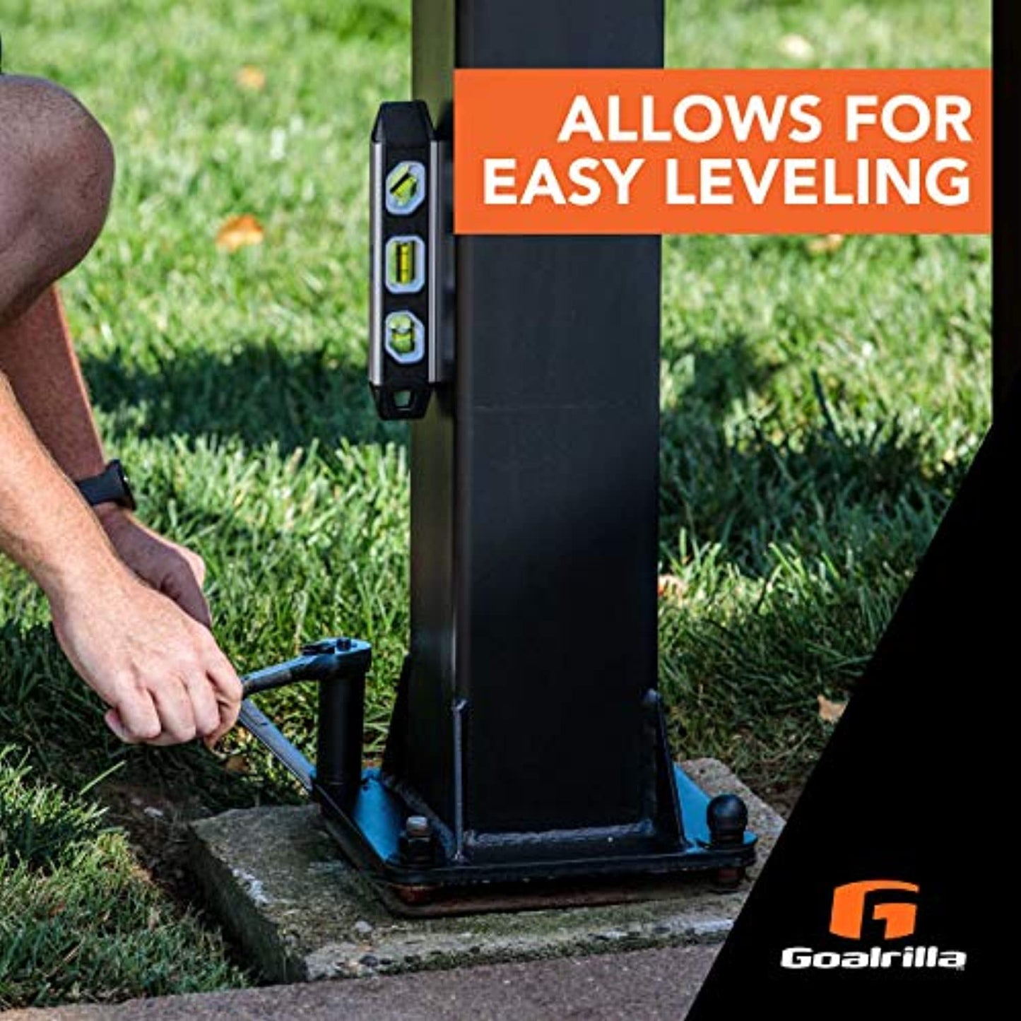 Goalrilla 9" Basketball Anchor Kit,  Installs In-Ground  (*OPEN BOX)