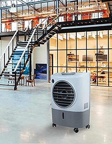 Hessaire MC18M Portable Evaporative Cooler, Gray, 1300 CFM, Cools 500 Sq ft
