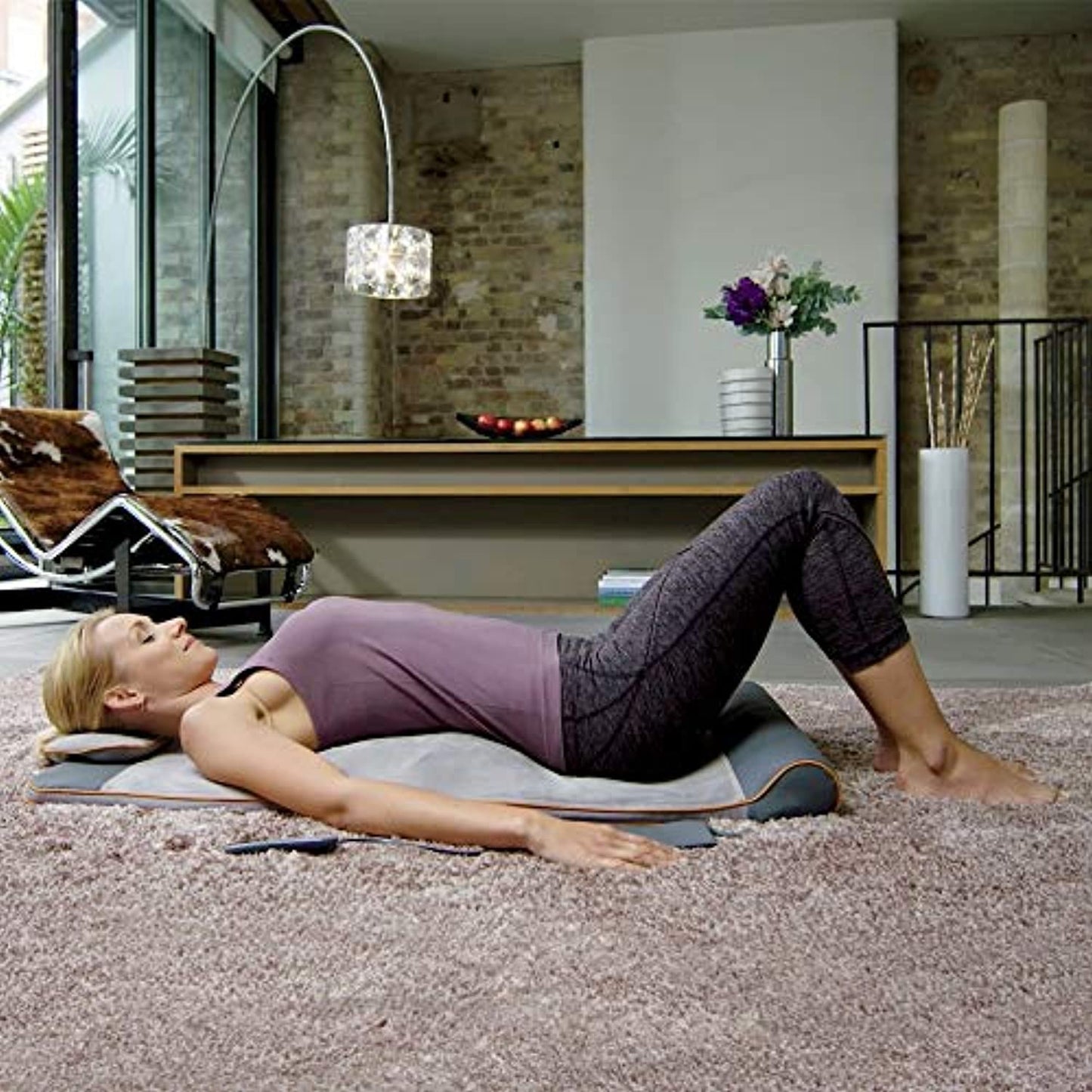 HoMedics Air Compression Back Stretching Mat - Gray