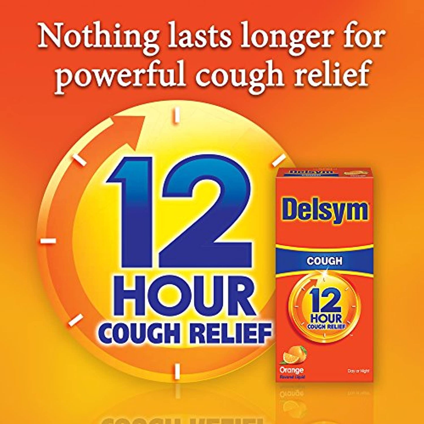 Lot of 6 Delsym Cough Suppressant Liquid Orange Flavor 3 oz each EXP 01/23