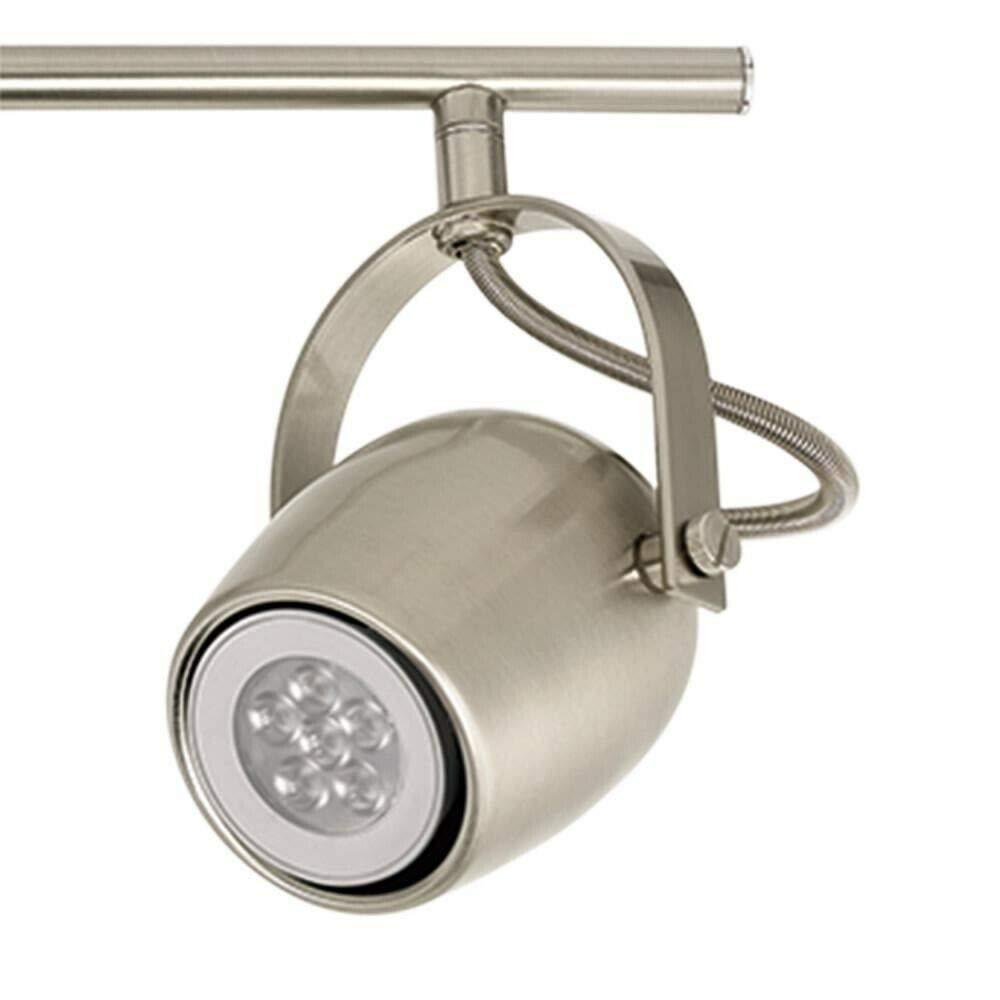 Hampton Bay 4-Light LED Directional Track Brushed Nickel Finish 1001802573