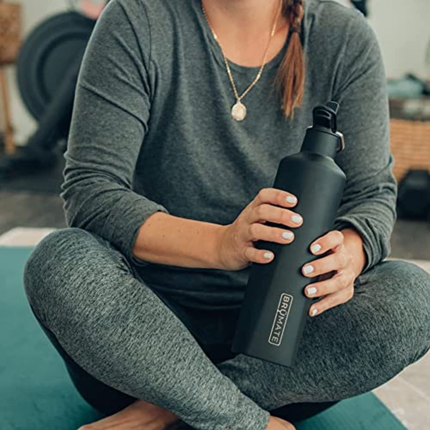 BrüMate ReHydration - 100% Leakproof 25oz Insulated Water Bottle with Straw -