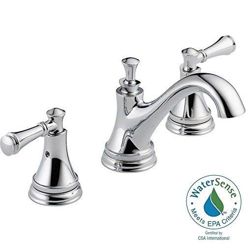 Delta 35713LF-ECO Silverton 8" Widespread 2-Handle Bathroom Faucet Chrome