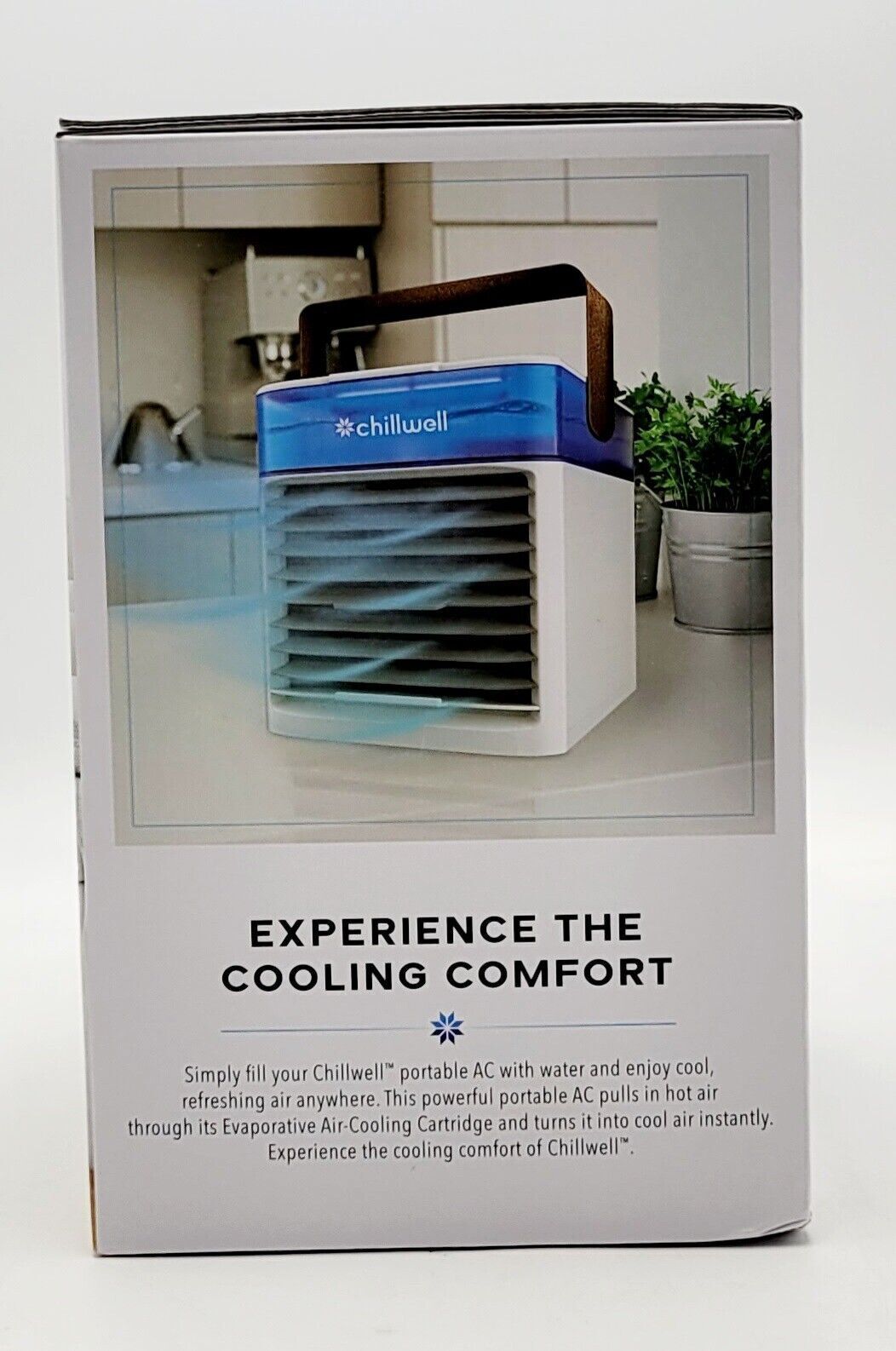 Chillwell Portable Personal AC Unit, USB Rechargeable, 4 Speed, Nightlight...