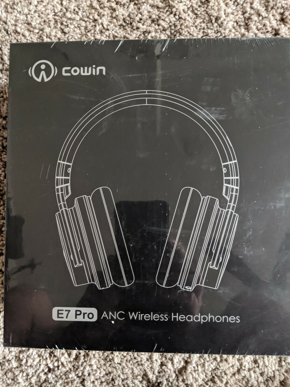 COWIN E7 PRO Wireless Noise Canceling Headphones Red New In Box