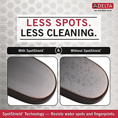 Delta Portman Triple Towel Hook in Venetian Bronze with Copper Reveal