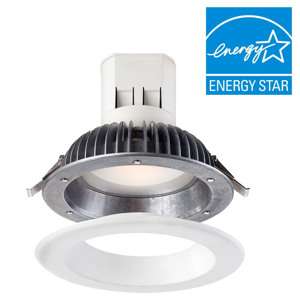 Designers Fountain EV608941WH27 Easy Up 6" 2700K Warm White 91 CRI Integrated LED Recessed Light with J-Box (No Can Needed), 1 Pack,