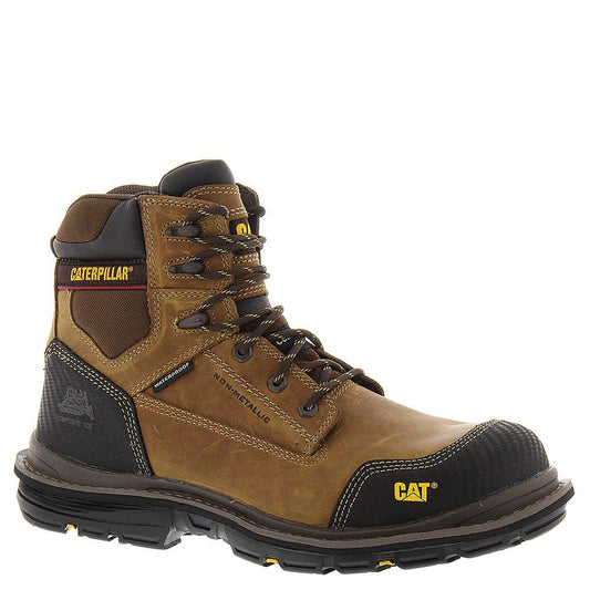 Caterpillar Fabricate 6" Tough Waterproof Composite Toe Work Boot Men 10.5 Brown
