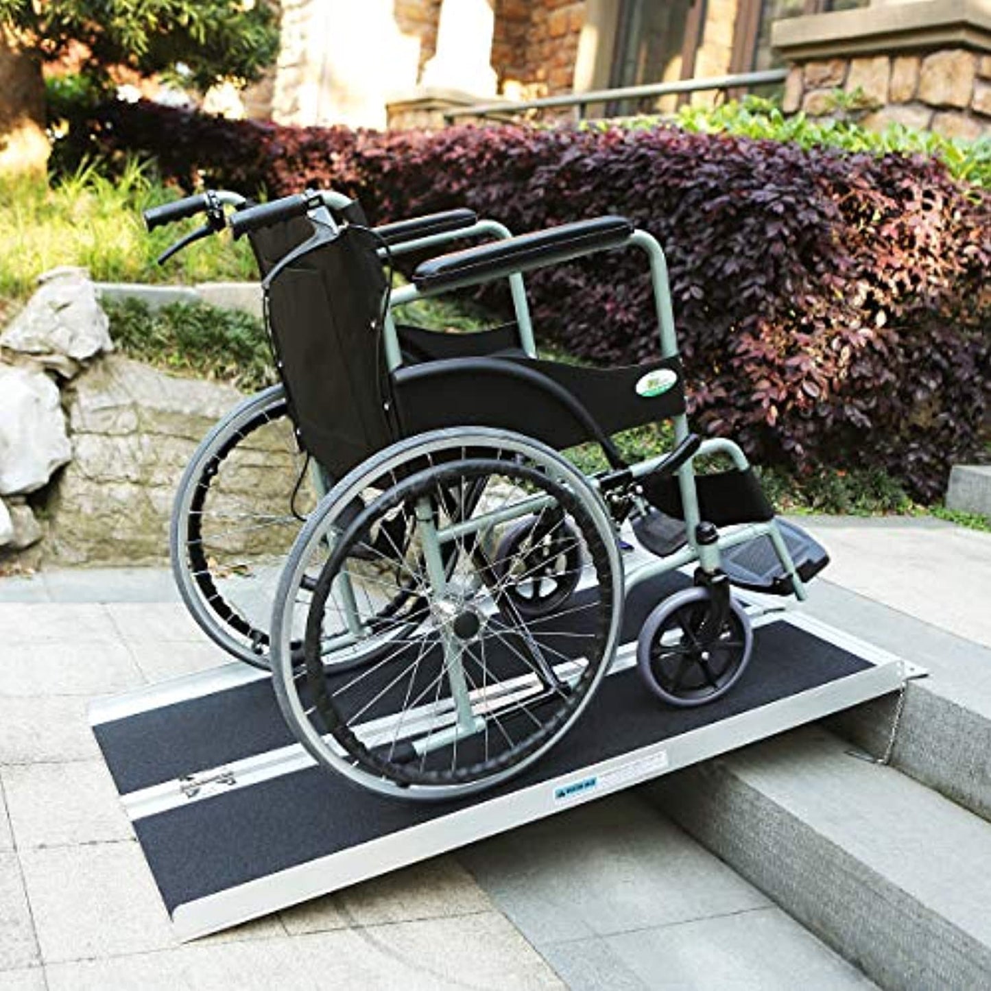 ORFORD Non Skid Wheelchair Ramp 4FT, Utility Mobility Access Threshold Ramp