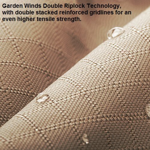 Garden Winds Replacement Canopy Top Cover for The Tacoma Hexagon Gazebo - RipL..