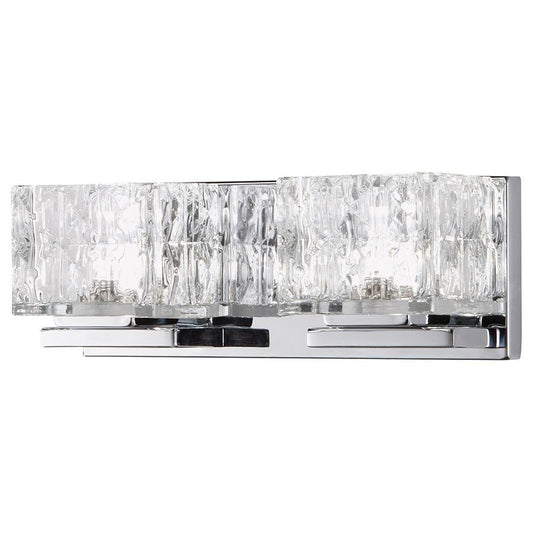 Home Decorators 22842 12-Watt Chrome Integrated LED Bath Light